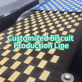 Customized biscuit production line
