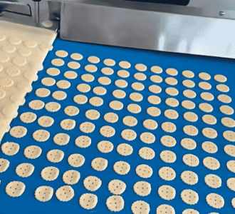 hard biscuit production line video