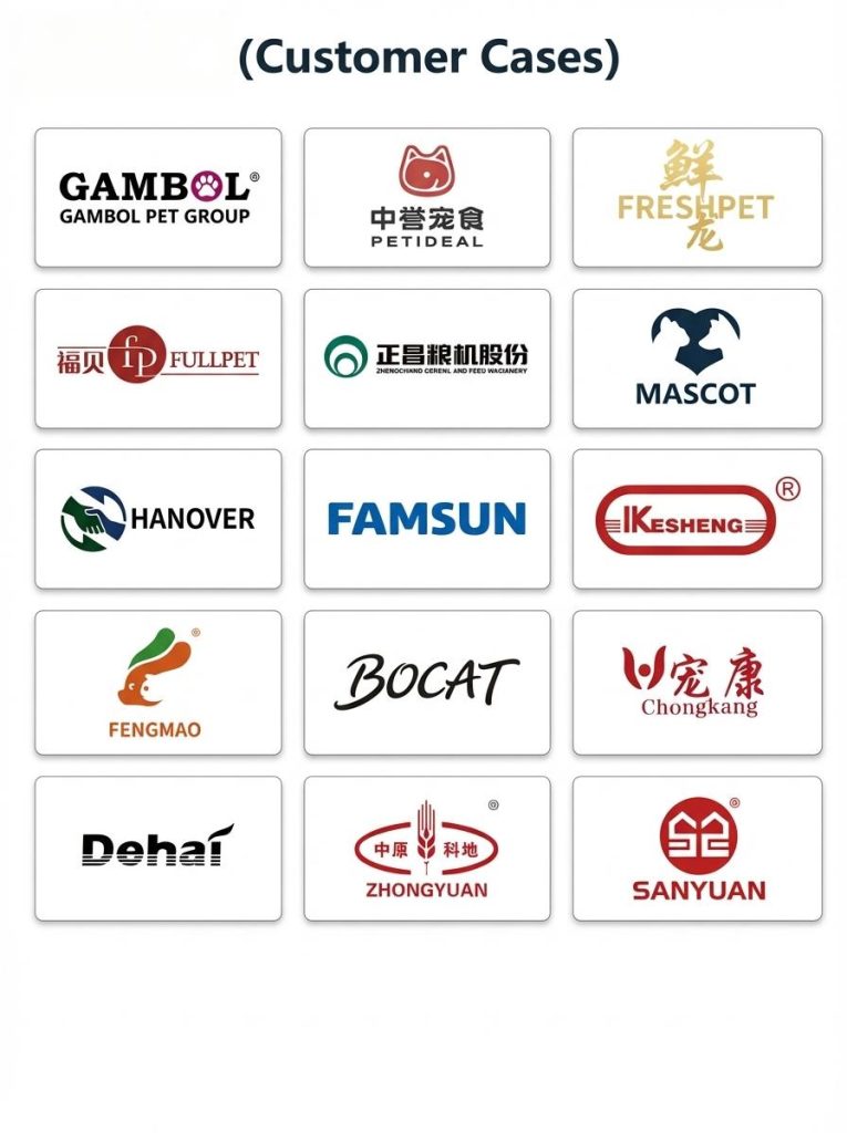 pet food line customer case online