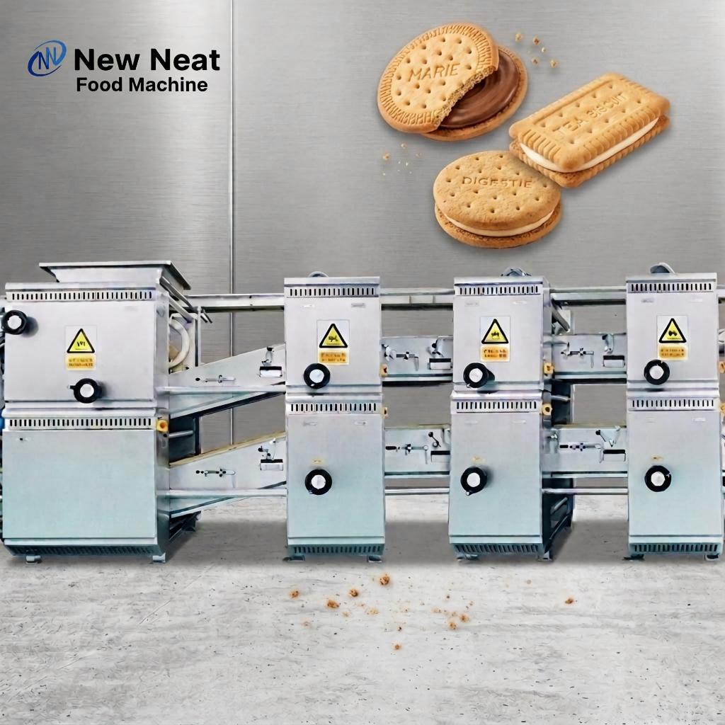 New Neat Double Layer Hard Biscuit Forming Machine