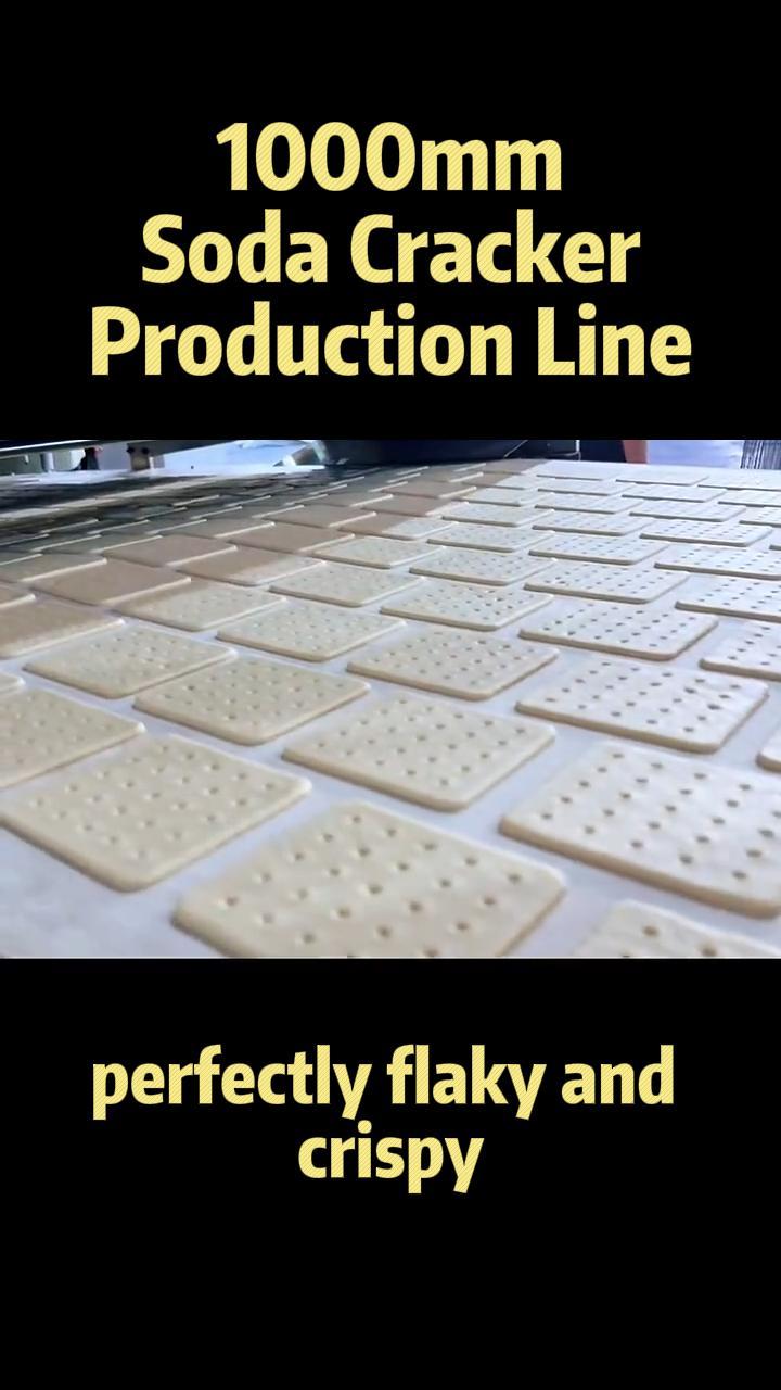 1000mm soda craker production line video