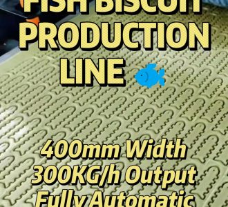 400 fish-shape hard biscuit production line