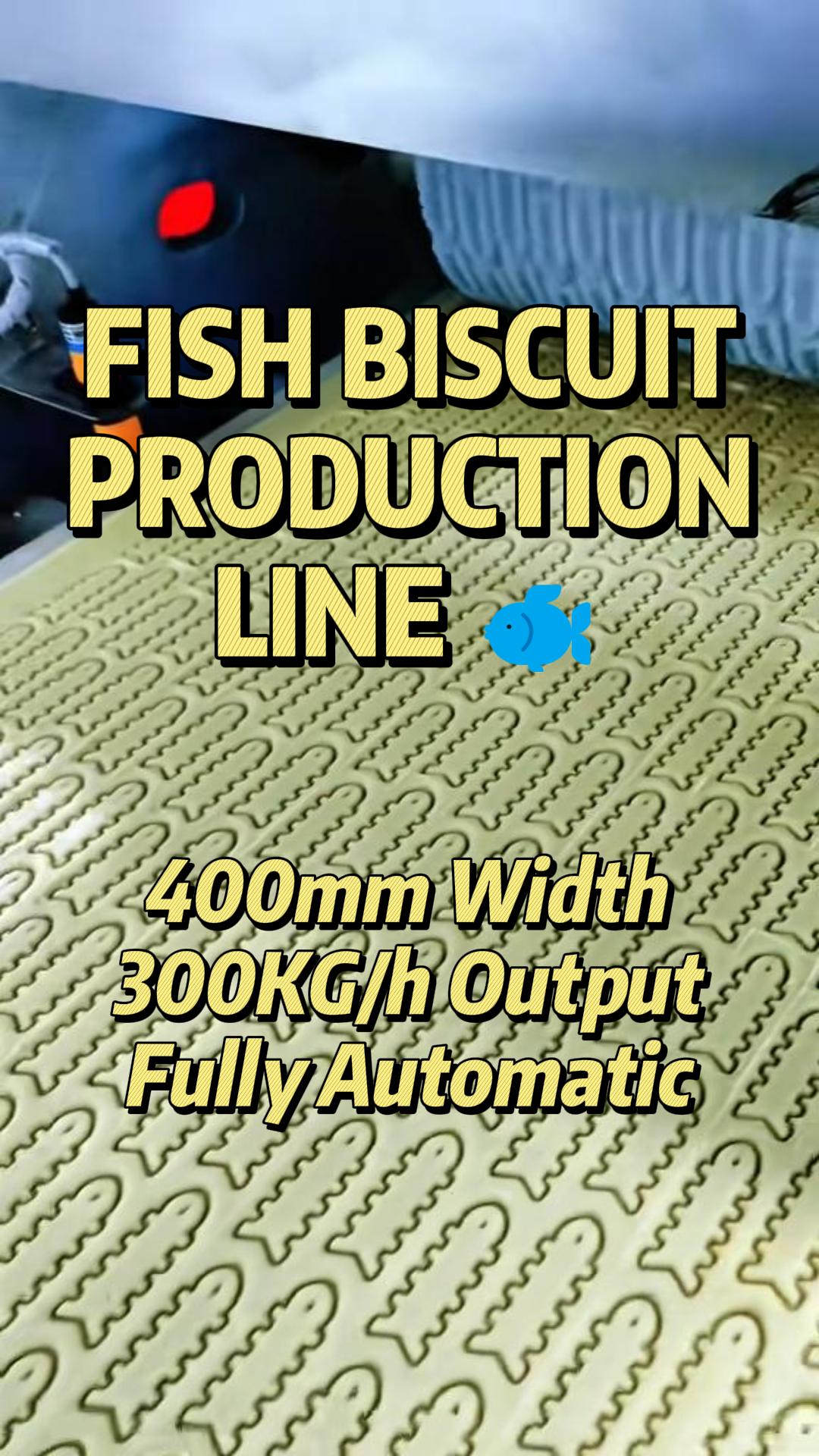 400 fish-shape hard biscuit production line