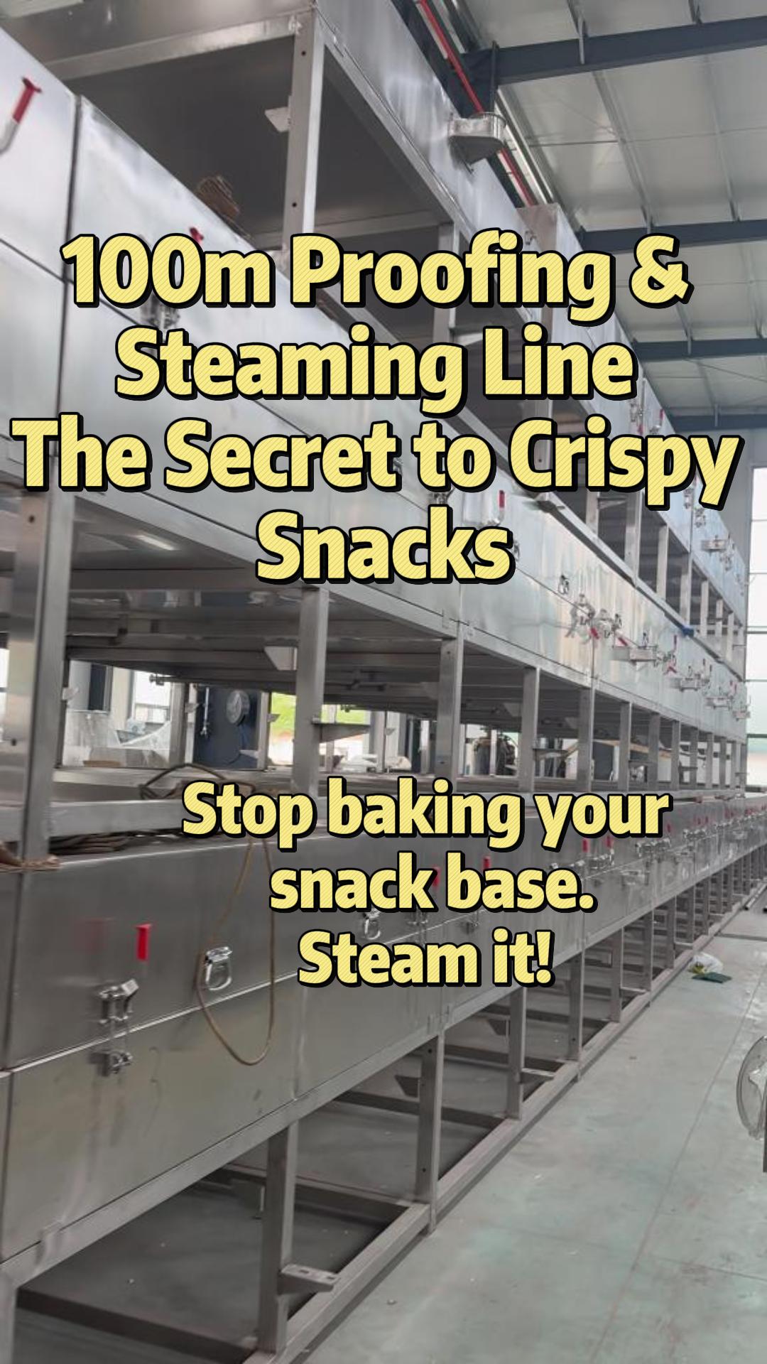 100 meters proofing steaming line